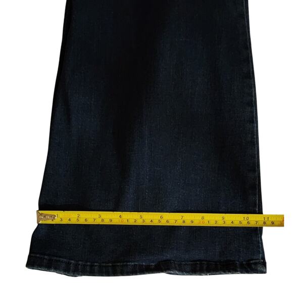Free People We The Free Flared Jeans Pull On Blue Denim Stretch Women's Size 31 - Picture 13 of 15